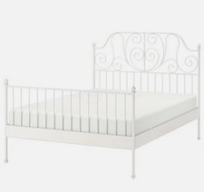 Bettgestell Ikea LEIRVIK 140x200 cm mit Lattenrost