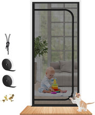 Upgraded Reinforced Pet Screen Door Thickened Cat Resistant Mesh Screen Door for
