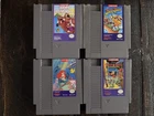 NES Disney Game Lot: Duck Tales, Chip 'n Dale, Little Mermaid! Tested