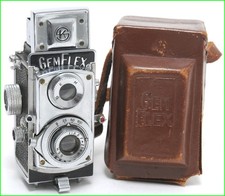 Showa Kogaku GemFlex miniature SLR camera 14x14mm on Midget rollfilm w. case NO