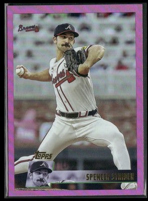 2025 Topps Archives #131 Spencer Strider Pink Foilboard