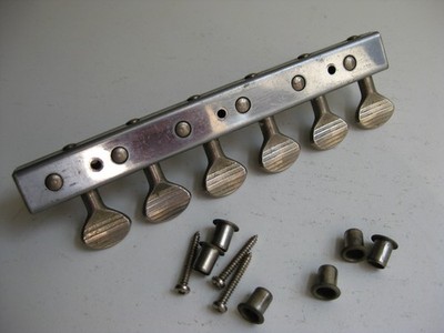 Vintage 60's Original Danelectro Guitar Tuners Inline Set for Project