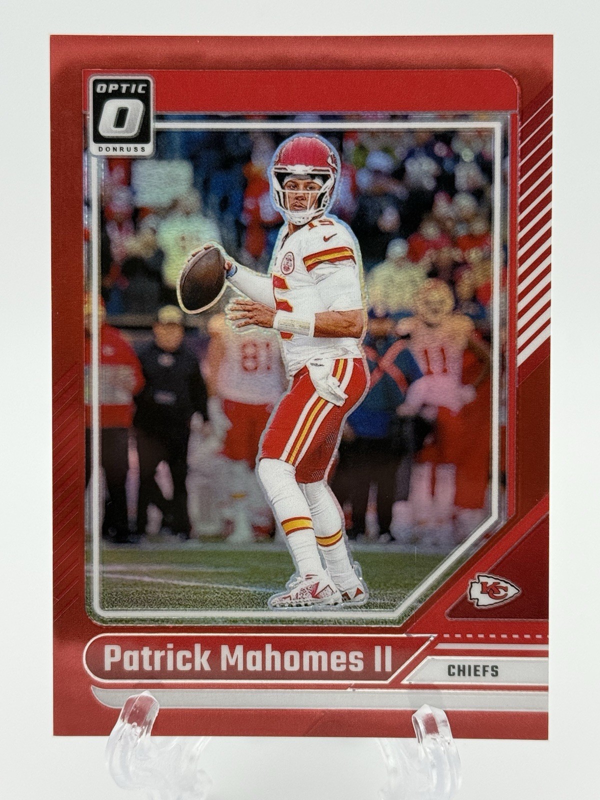 2024 Donruss Optic Red #94 Patrick Mahomes II 086/125 KANSAS CITY CHIEFS