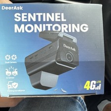 Brand New In Factory Sealed Box DeerAsk Dash Cam Front Rear Inside Car Camera