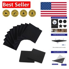 Durable 1/4" Thick Neoprene Foam Sheets with Strong Adhesive Backing   4 Pack
