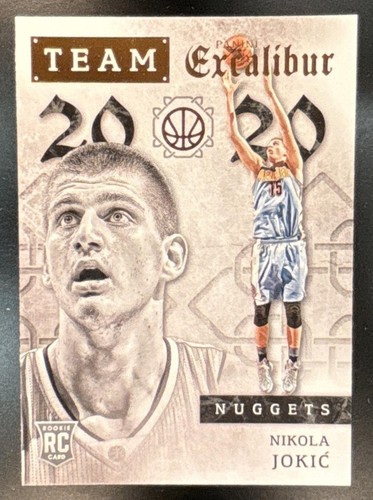 Nikola Jokic #37 2015 Panini Excalibur Team 2020 card