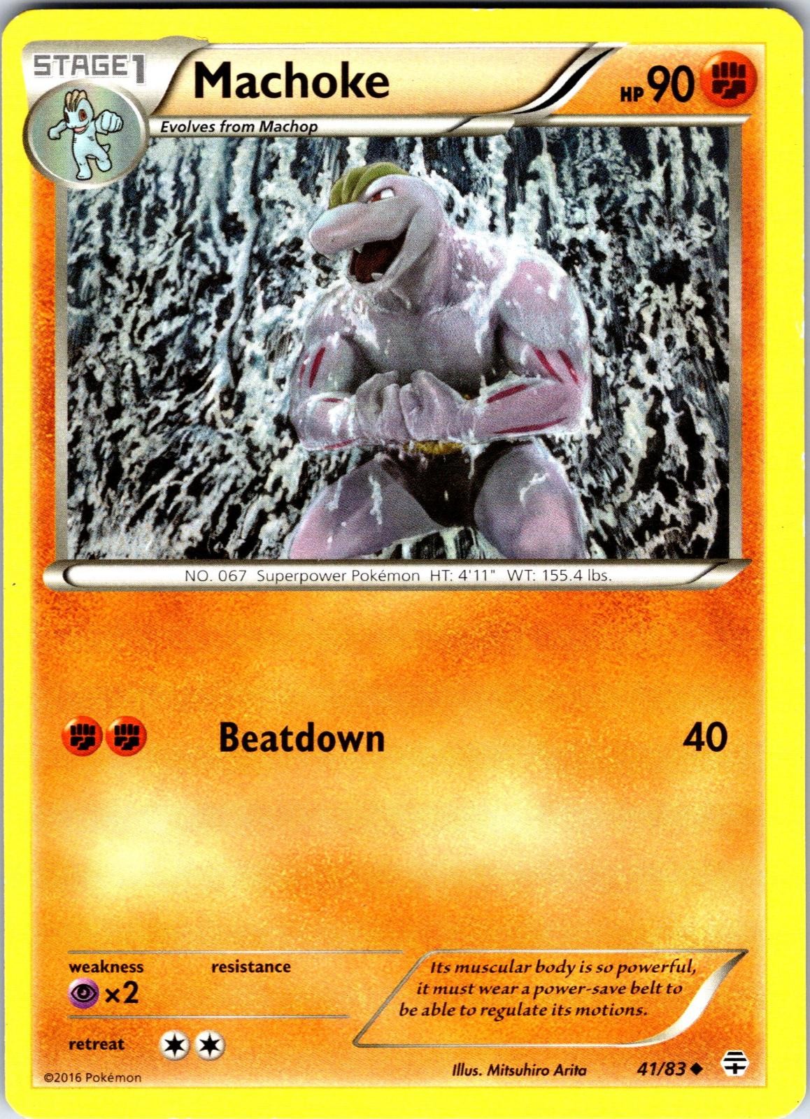 Machoke 41/83 Uncommon Generations Pokemon Moderately Played