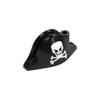 Lego Bicorne Pirate Hat with Skull with Closed Mouth inv.566