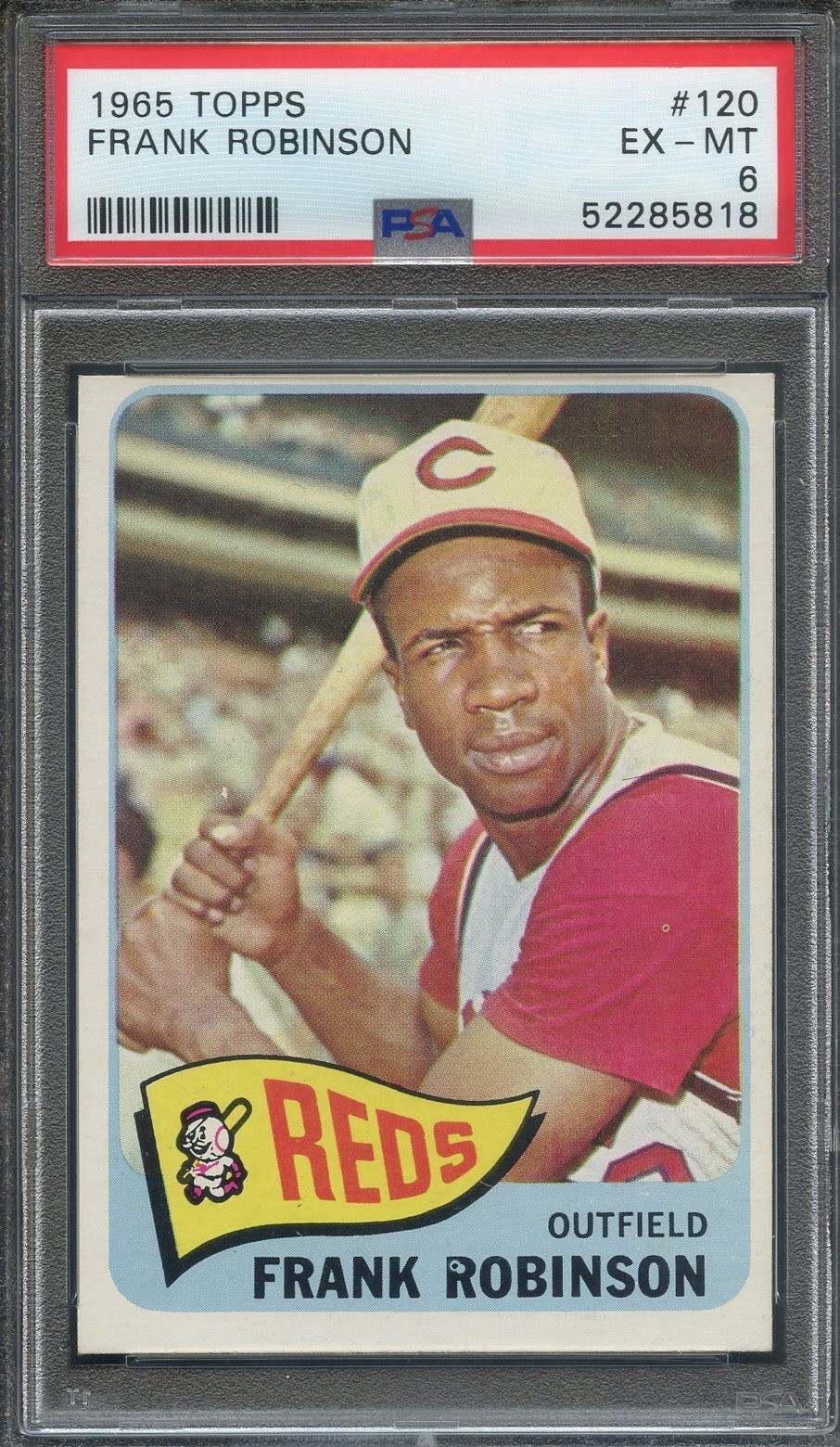 1965 Topps #120 Frank Robinson PSA 6 HOF Cincinnati Reds 5818