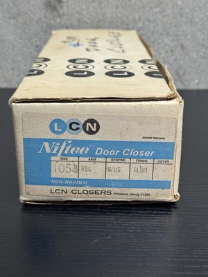 LCN Niftee Door Closer 1040-1050 Series Finish STAT Size 1054 Brand New