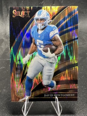 Panini 2025 Select Football David Montgomery Lions Club Level #269 Copper /899