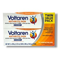 Voltaren Arthritis Pain Reliever Anti-Inflammatory Medicated Gel 2 Tubes -100g