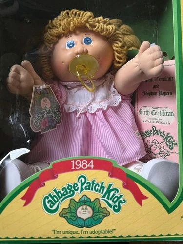 1984 Coleco Cabbage Patch Blonde Girl Pacifier - NEW IN BOX!
