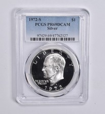 1974-S $1 Silver, DCAM (Proof) Ike Dollar - PCGS CoinFacts
