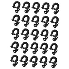 20PCS Plastic Shock Cord Hooks 3/8 Luggage Straps with Elastic Cords and