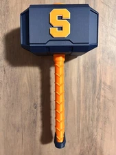College Football Syracuse Orange themed Mjolnir Thor's Hammer