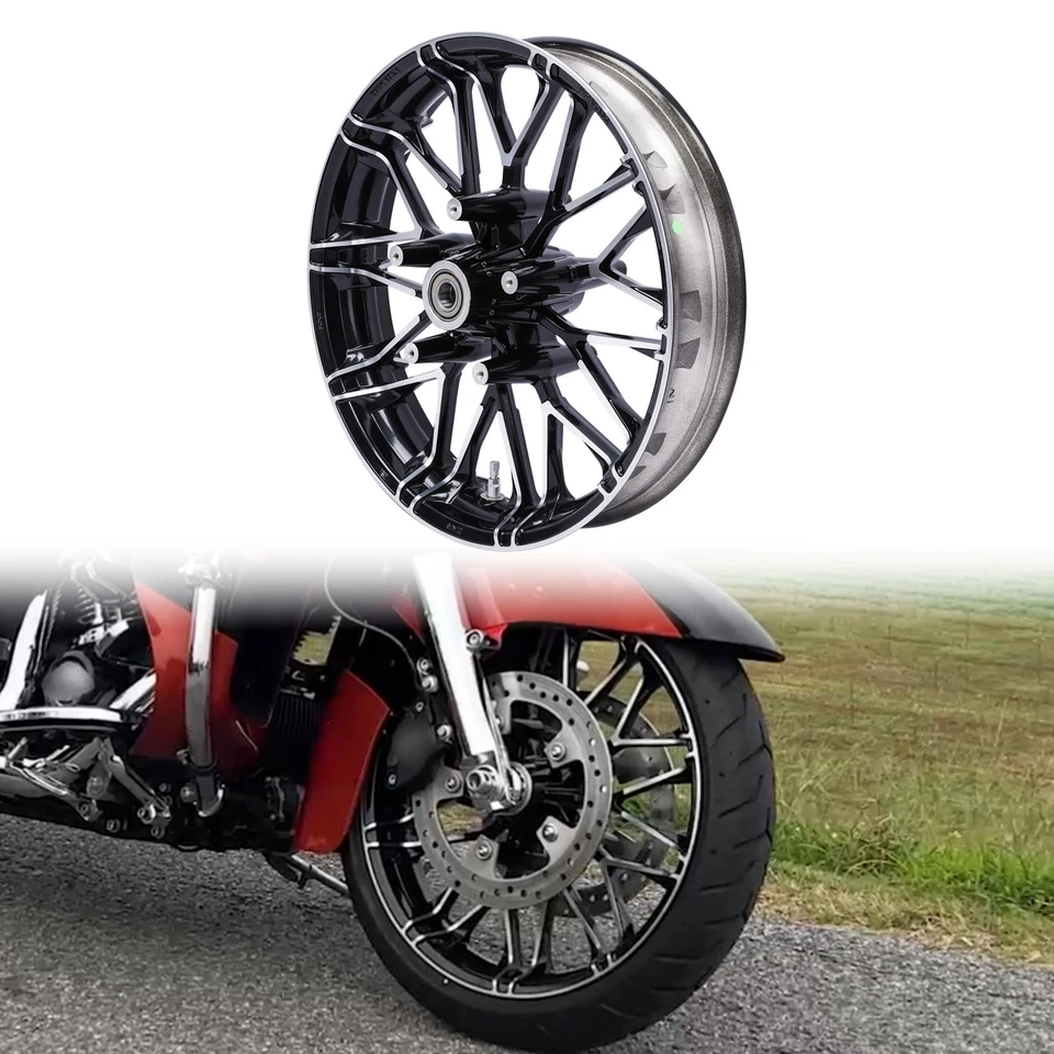19'' x 3.5'' Front Wheel Rim Fit For Harley Touring Street Glide 2008-2023 ABS - Image 4 of 4