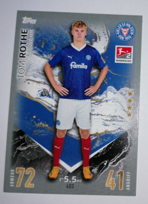 Match Attax Extra Bundesliga 23/24 Holstein Kiel Tom Rothe #603