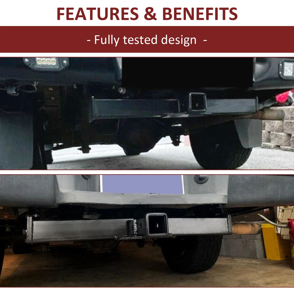 Class 3 Trailer Hitch Receiver For Ford Ranger 83-11 Mazda B3000/4000/2300 94-09 - Imagem 4 de 4