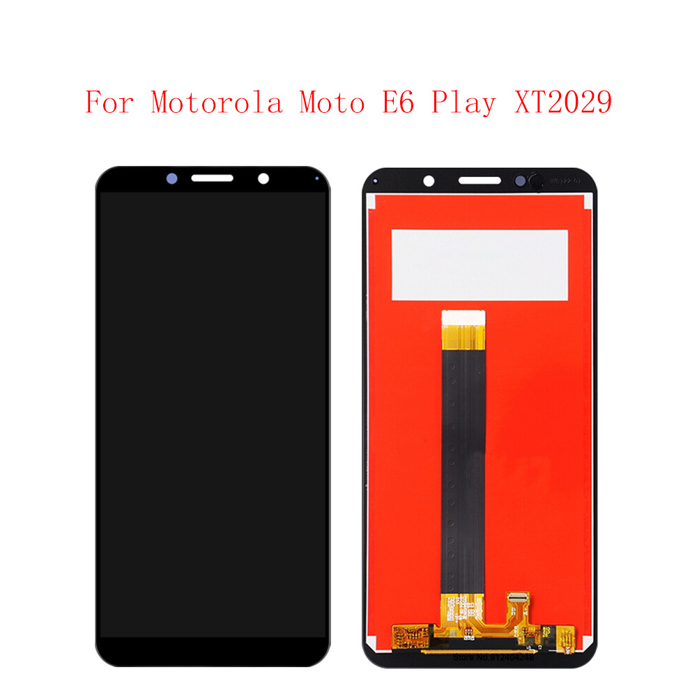 TOUCH SCREEN SCHERMO PER MOTOROLA MOTO MOTO E6 PLAY XT2029 NERO LCD DISPLAY - Foto 4