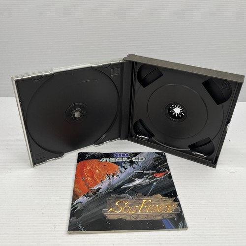 Sol-Feace Sega Mega CD - Case & Manual ONLY - NO GAME! - 第 5/6 張圖片