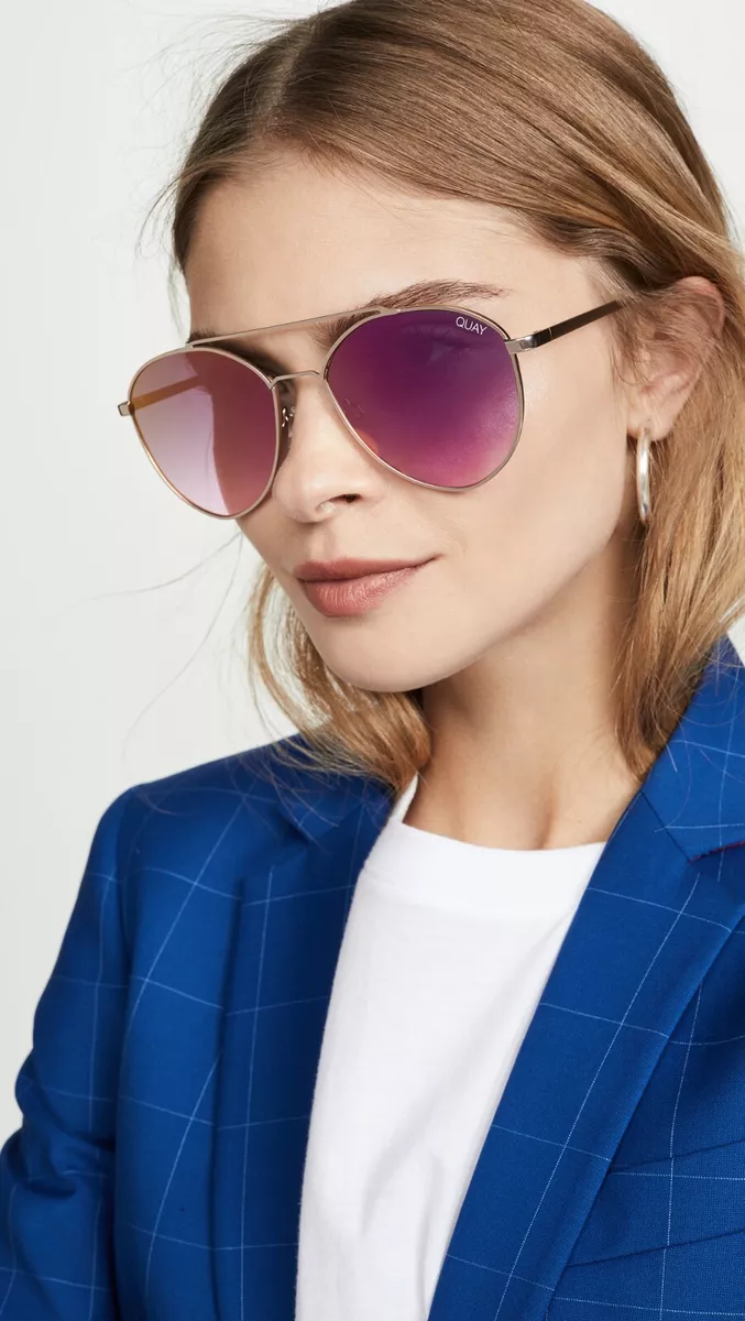 Quay deals reflective sunglasses