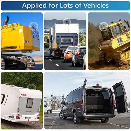 4Pin 15M Caravan RVs Bus Truck Rear View Reversing Heavy Duty Camera +7" Monitor - Picture 14 of 24