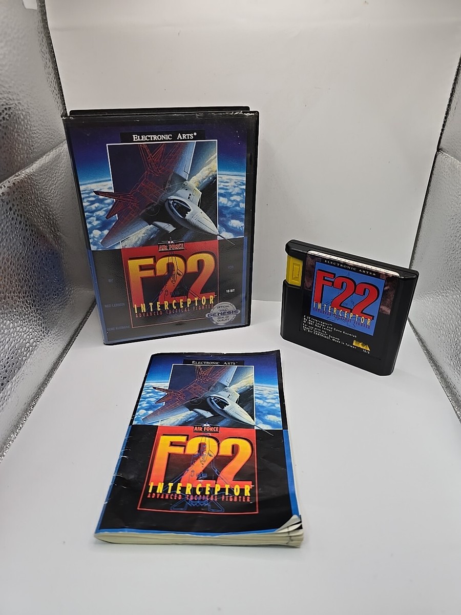 ⑩ 動作確認済 GENESIS 海外版メガドライブ F22 バットマン ソニック アルタードビーストマイティマックス等20本まとめて F-22 Interceptor (Sega Genesis) - Zilog and Moto #86