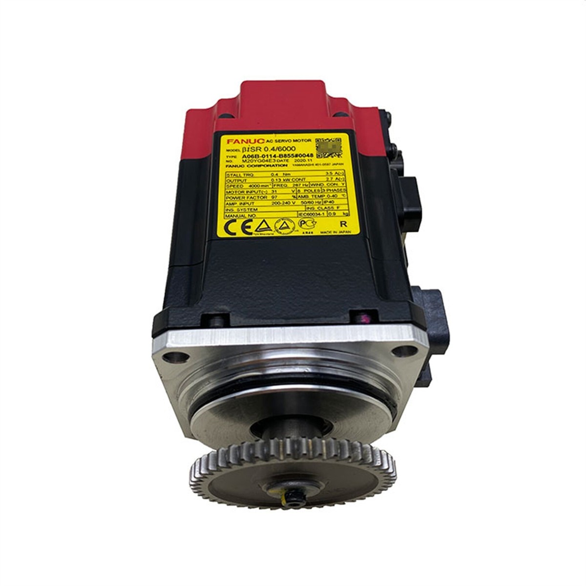 A06B-0114-B855#0048 Four-axis motor for FANUC LR Mate 200iD A06B-0114-B855#0048 Four-axis motor for FANUC LR Mate 200iD