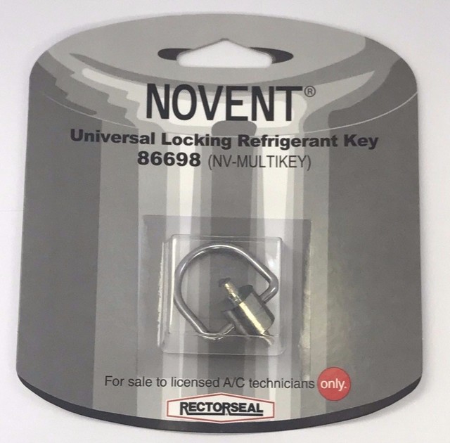 Novent® Tamper-Resistant Refrigerant Locking Cap Multi Key Tool for 410A /& R22