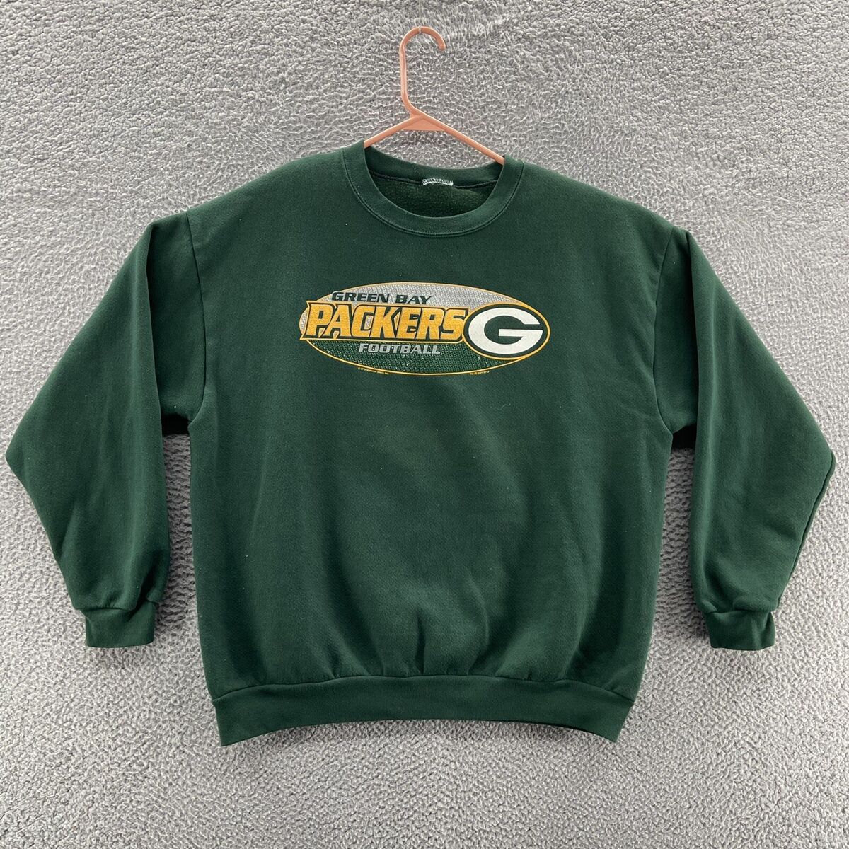 VINTAGE Green Bay Packers Sweatshirt Men Extra Large Green VINTAGE Green Bay Packers Sweatshirt Men Extra Large Green