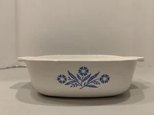 1960's Corning Ware Blue Cornflower 1 QT P-1-B Casserole Made In The U.S.A.