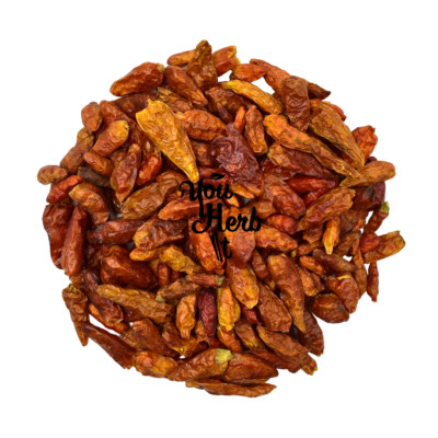 Bird's Eye Chili Dried Whole Peppers 100000 SCV 25g-200g-Capsicum Frutescens L.