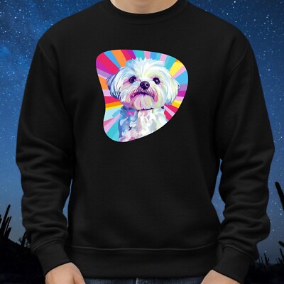 Maltese Dog Sweatshirt Cosy And Perfect For Any Occasion S To 4XL