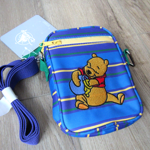 NEW DISNEY 2025 LOUNGEFLY WINNIE THE POOH BEAR BAG PURSE CROSSBODY BLUE HONEY - Picture 3 of 3