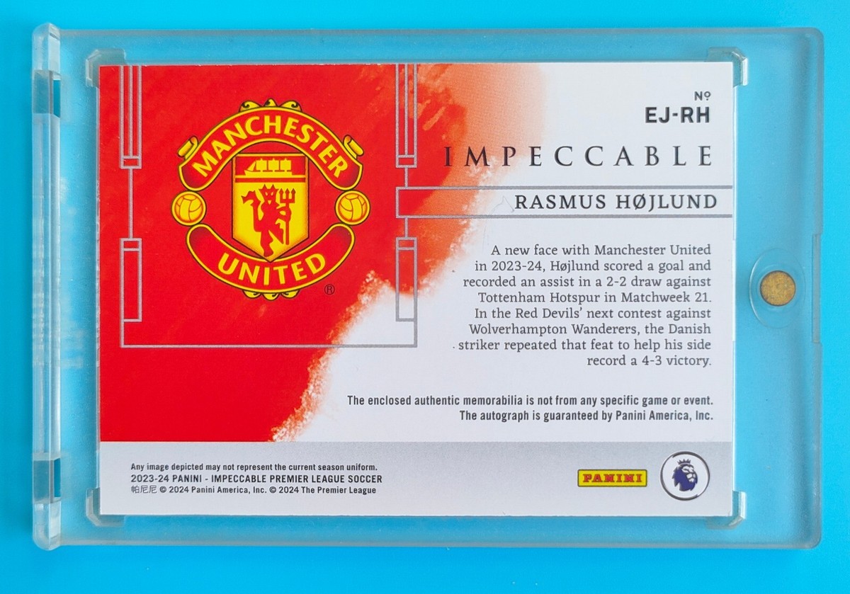 2023-24 Impeccable Manchester United Nicklas Hojlund ELEGANCE