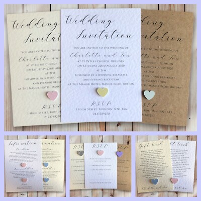 Hochzeitseinladungen - Save the Date - RSVP - Geschenke - Informationen & vieles mehr!