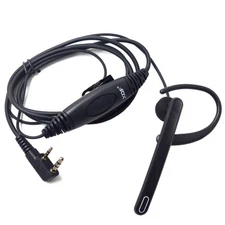 Ear Bar Earpiece Mic Headset PTT for Baofeng UV5R BF-888S UV5RE Plus UV5RA Plus