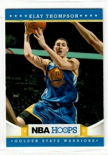 KLAY THOMPSON 2012 13 NBA Hoops Basketball GLOSSY ROOKIE #232 RC SSP SP WARRIORS