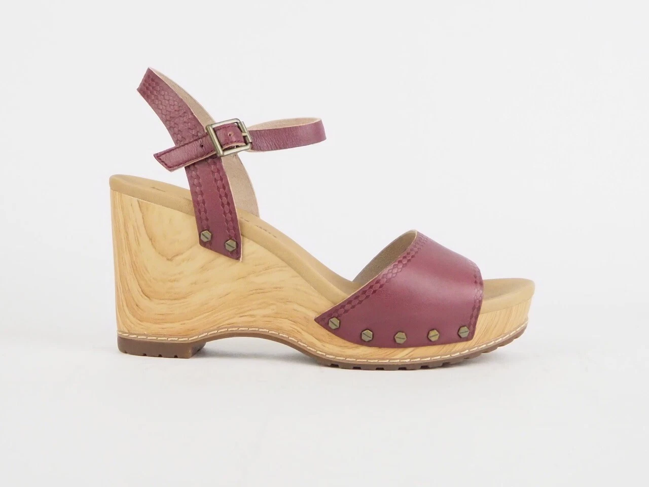 Sandali estivi donna Timberland EK Tilden Bkstrp 8823A pelle bordeaux tacco