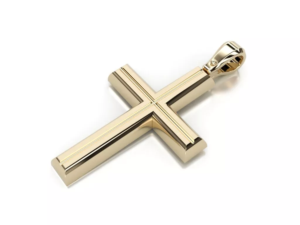White gold crosses for best sale baptism