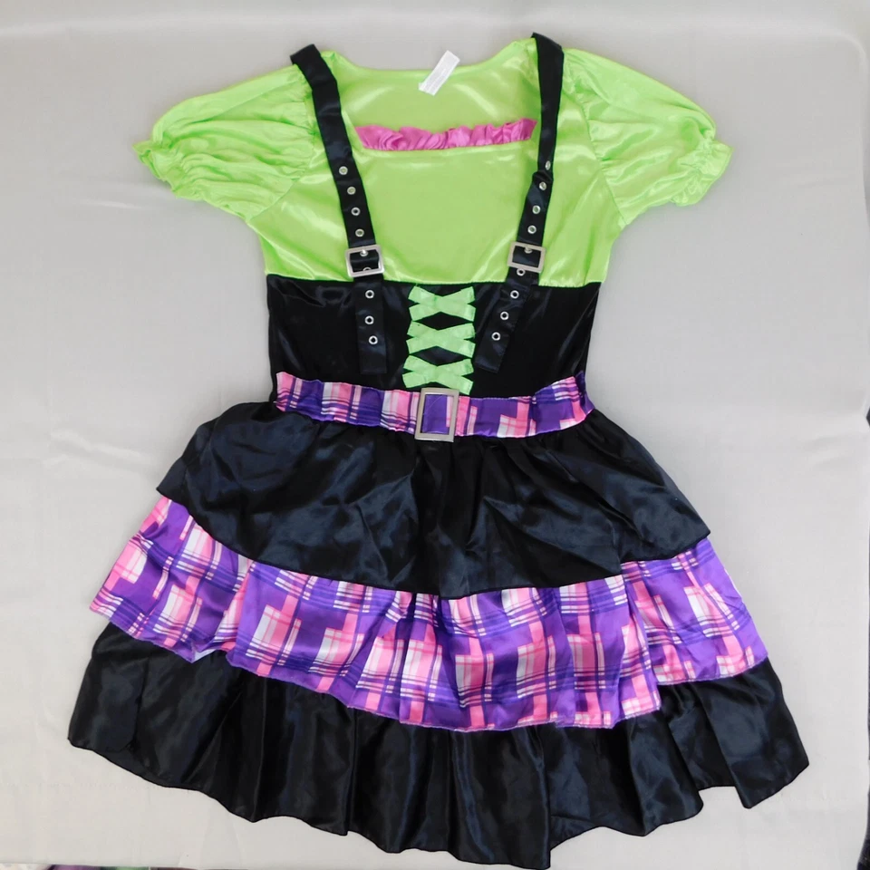 Spellbound Witch Girls Halloween Costume Lg 12-14 No Stockings/Arm Warmers #1271 - Image 2 of 4