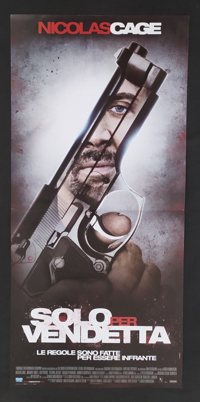 Locandina originale film Solo per vendetta (2012) - Regia di Roger Donaldson