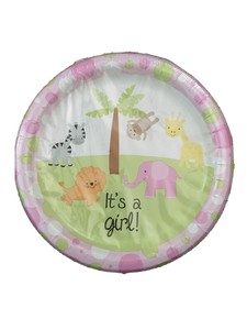 safari baby shower plates and napkins