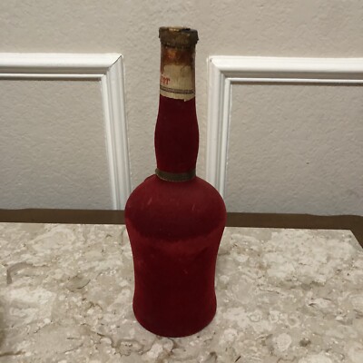 VINTAGE CHERRY MARNIER RED VELVET EMPTY BOTTLE | eBay