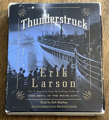 Thunderstruck by Erik Larson Unabridged Audiobook  10 CD Set Murder Mystery Book