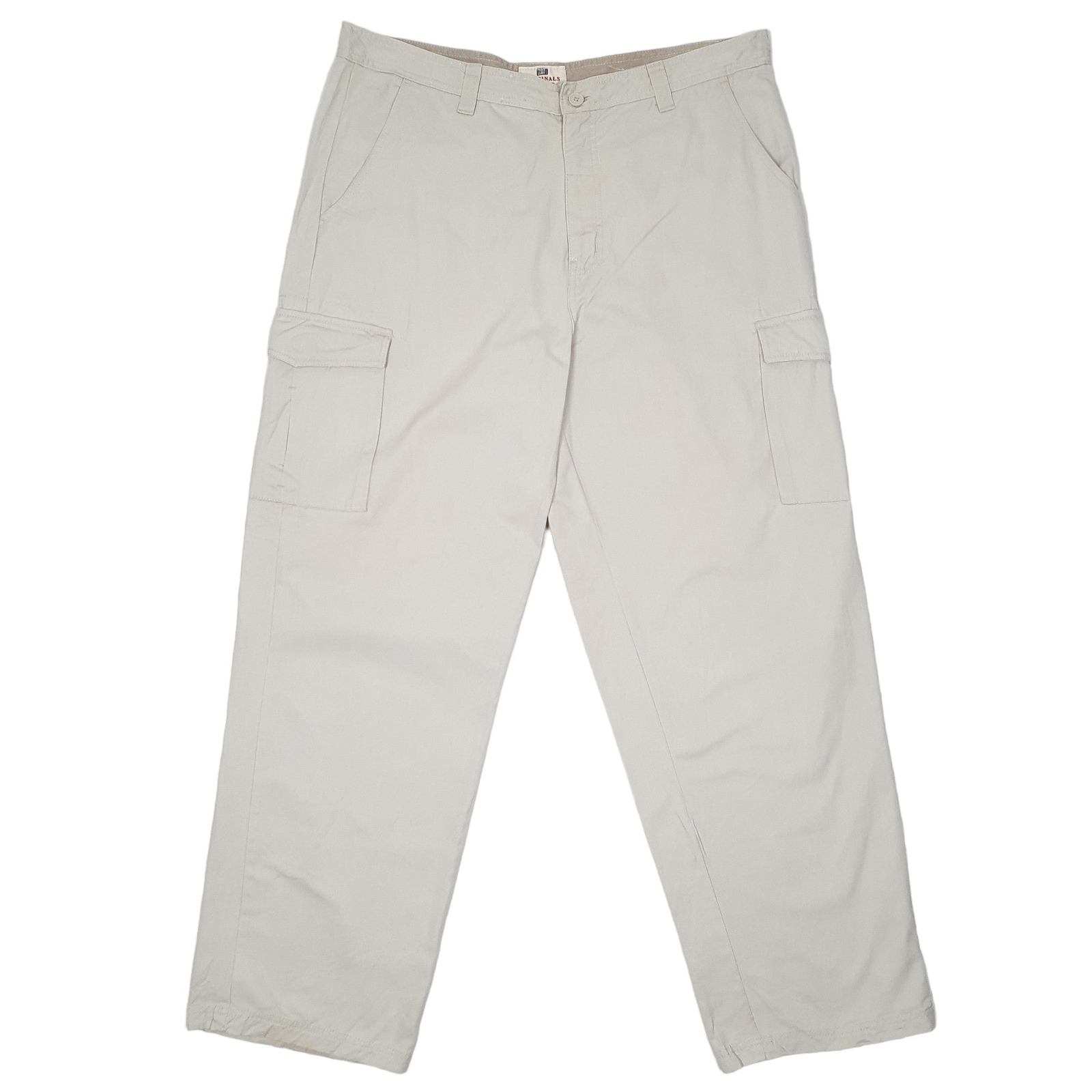 OLD NAVY Combat Pants Cargo Trousers Cotton Beige Mens W38 L33 image 2