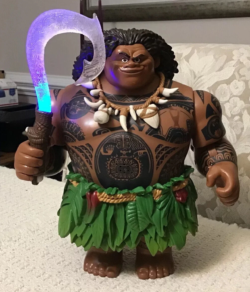 Evursua Pretend Play Moana Maui Fish Hook Lights up&Music,Moana Toys for  Boys Toy Activity Roleplay Sets : : Toys & Games