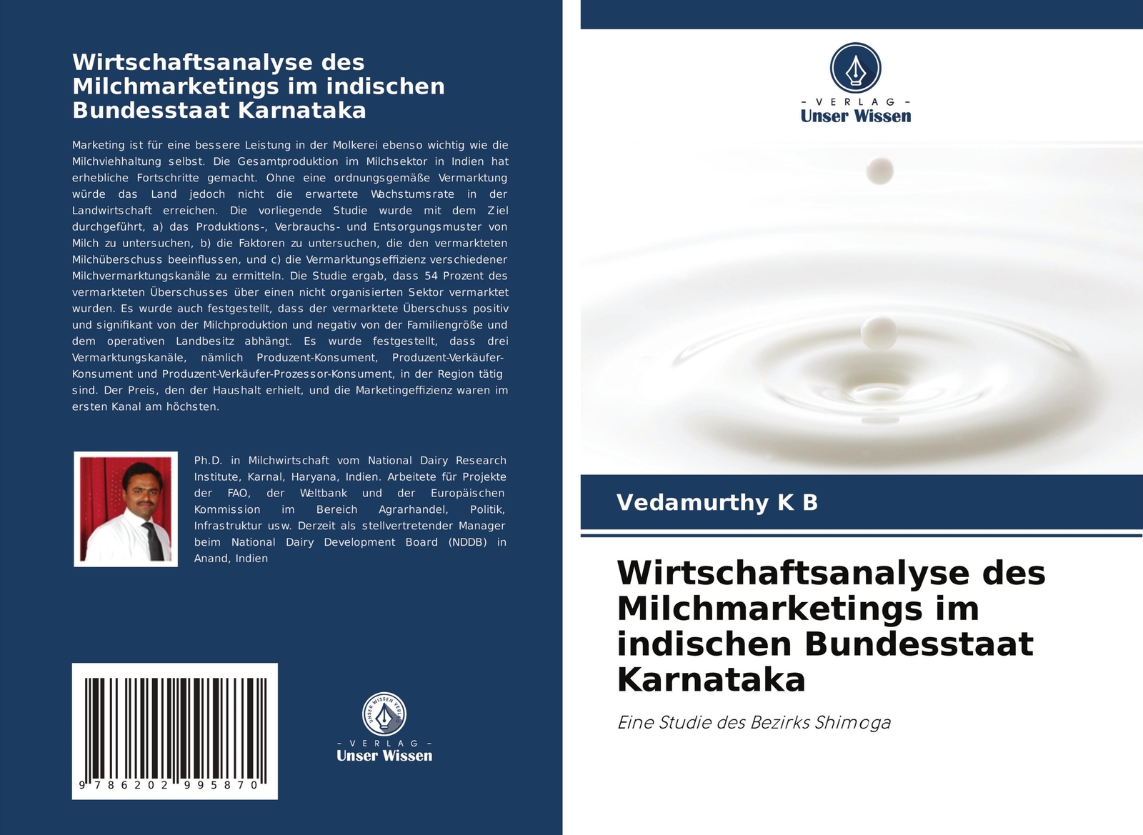 Thumbnail - Vedamurthy K B | Wirtschaftsanalyse Des Milchmarketings Indischen...