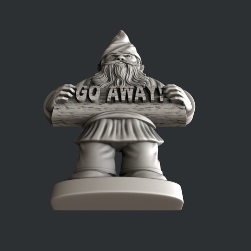 3d STL models for CNC, Artcam, Aspire, gnome go away - Picture 4 of 4